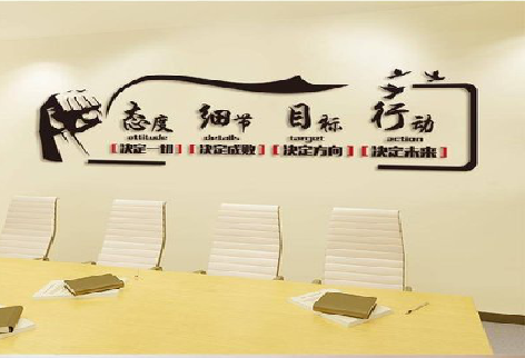 如东企业文化墙主要展示什么？