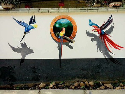 如东视觉错位-3D墙绘设计