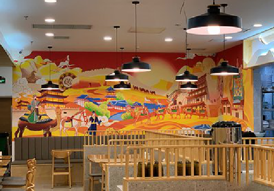 如东商业空间彩绘介绍。