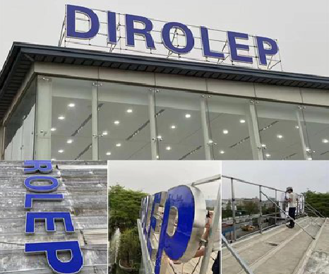 如东楼顶发光字安装的注意事项。